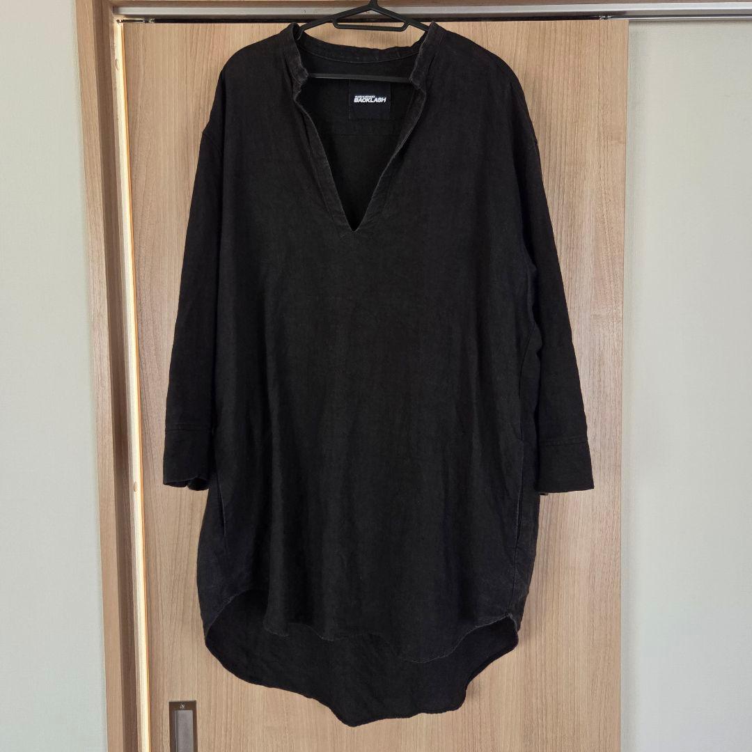 backlash バックラッシュ　リネンシャツ