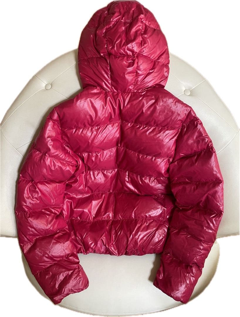 DUVETICA フード付きダウンジャケット 42 赤