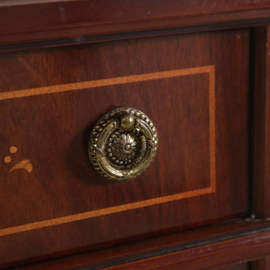 イタリア製クラシカル家具 象嵌細工 サイドチェスト 引き出し4段 H63cm