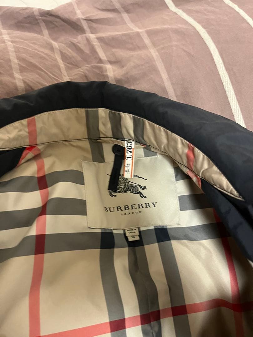 BURBERRY トレンチコート ブラック/ベージュ　Mサイズ