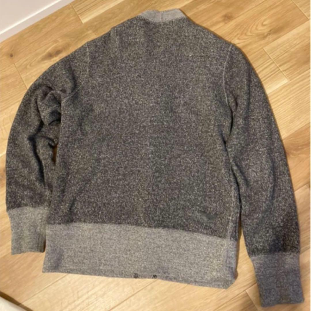 美品LOOPWHEELER ループウィラー　カーディガン