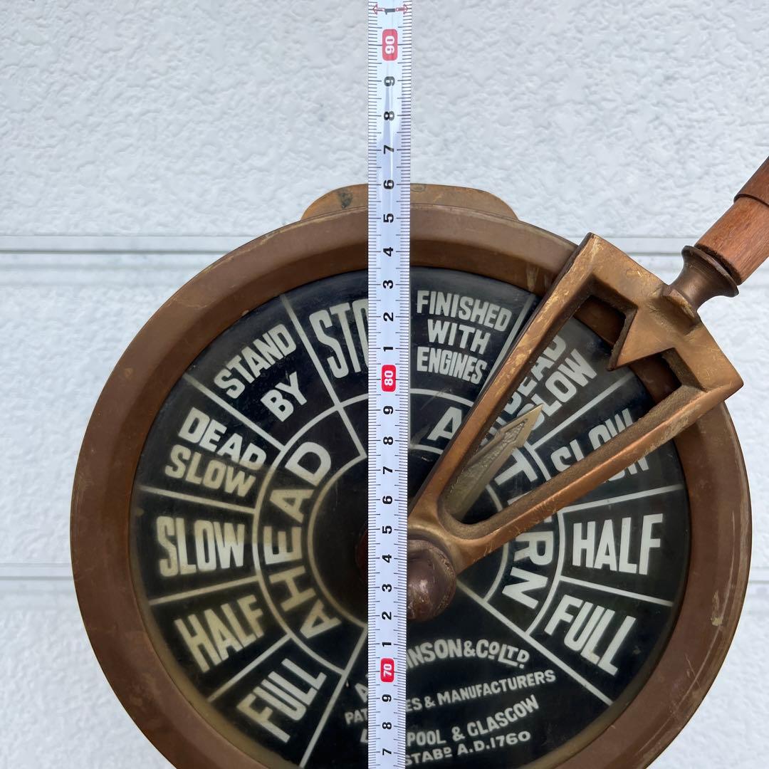 エンジンテレグラフ インテリア 船舶 貨物船アンティーク