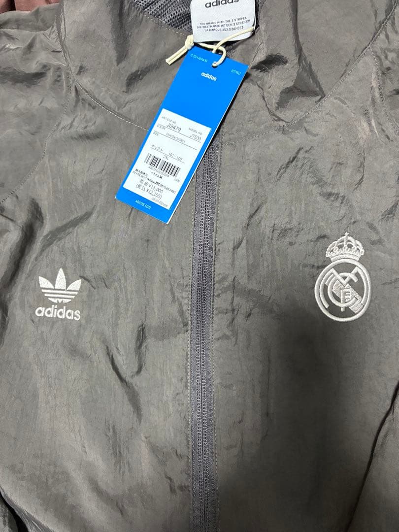 adidas レアル マドリード　トラックトップ　アンセムジャケット　2XL