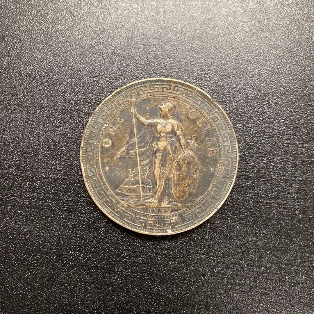1899 ONE DOLLAR 　貿易銀　1ドル銀貨　壹圓　イギリス　香港