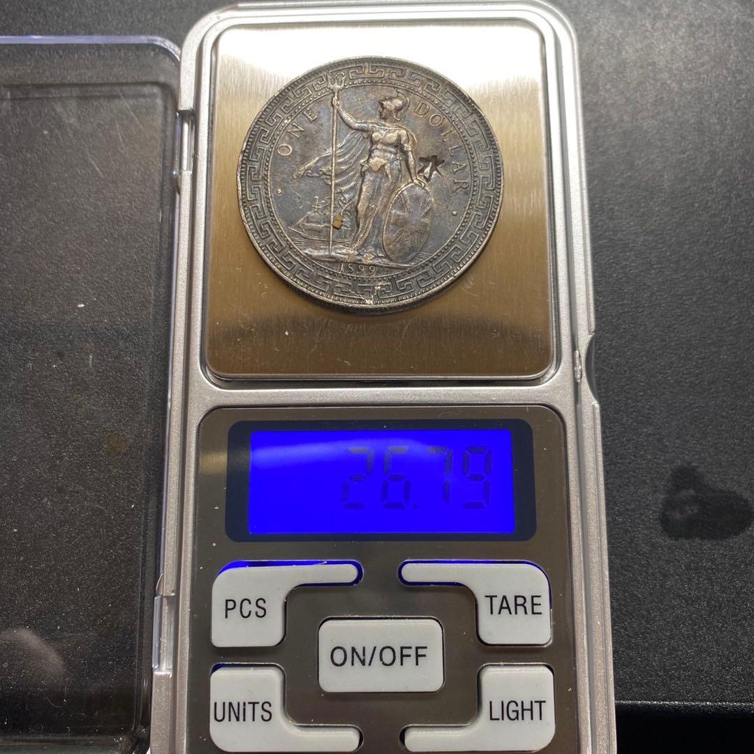 1899 ONE DOLLAR 　貿易銀　1ドル銀貨　壹圓　イギリス　香港