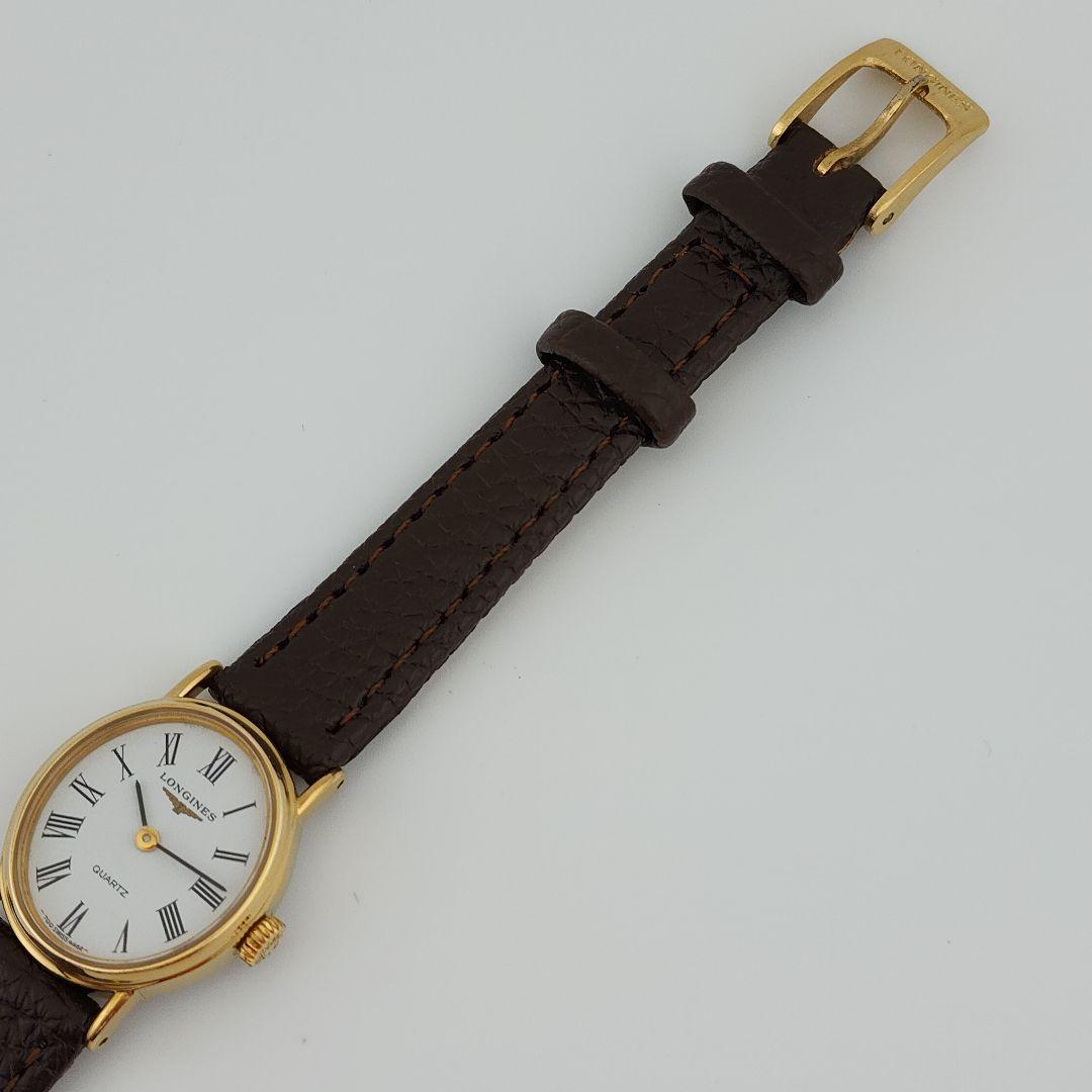 ​【極美品・電池交換済】LONGINES ロンジン 新品ベルト 純正尾錠 稼働品