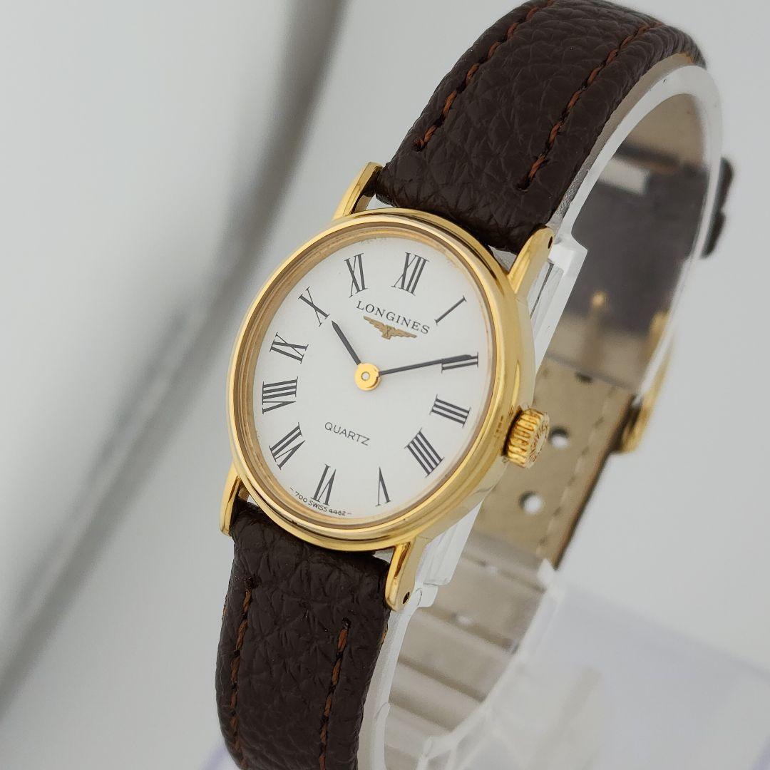 ​【極美品・電池交換済】LONGINES ロンジン 新品ベルト 純正尾錠 稼働品