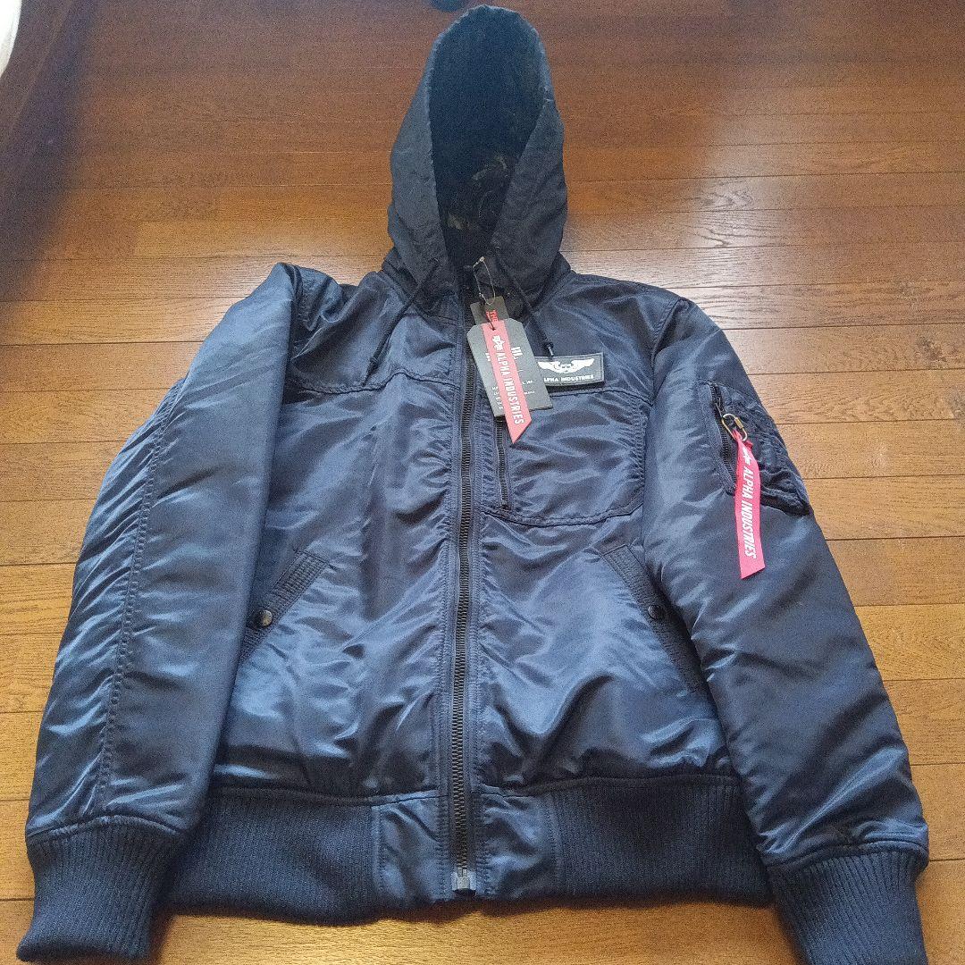 ALPHA INDUSTRIES ネイビー MA-1フライトジャケット