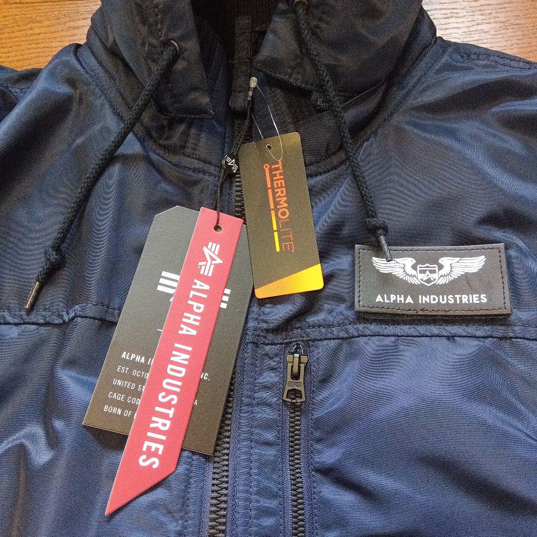 ALPHA INDUSTRIES ネイビー MA-1フライトジャケット