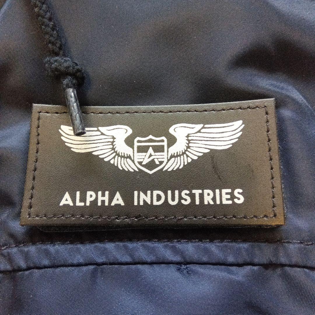 ALPHA INDUSTRIES ネイビー MA-1フライトジャケット