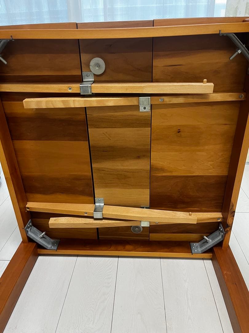 ウニコ 希少 デンマーク製 vivio 木製 伸縮可能 ダイニングテーブル