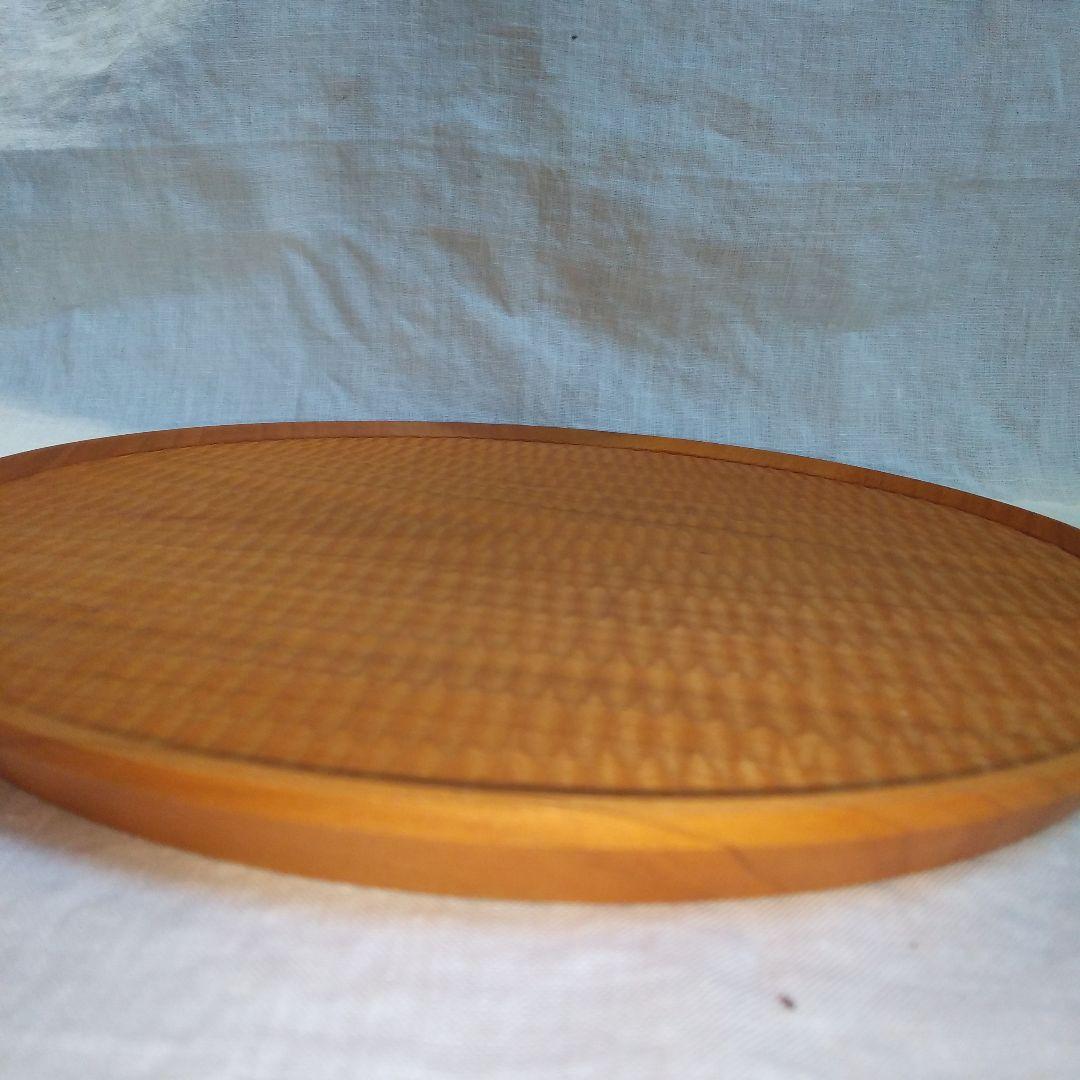 新品未使用✨高塚和則 ひとり膳28cmさくら材木製円形プレート②