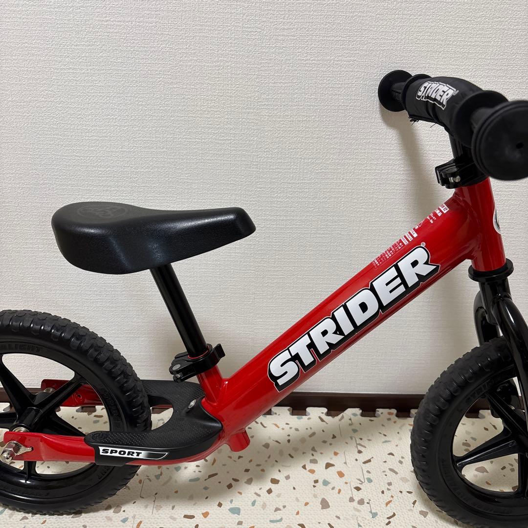 ご確認お願いいたします。ストライダー　スポーツモデル　12インチ　レッド　赤