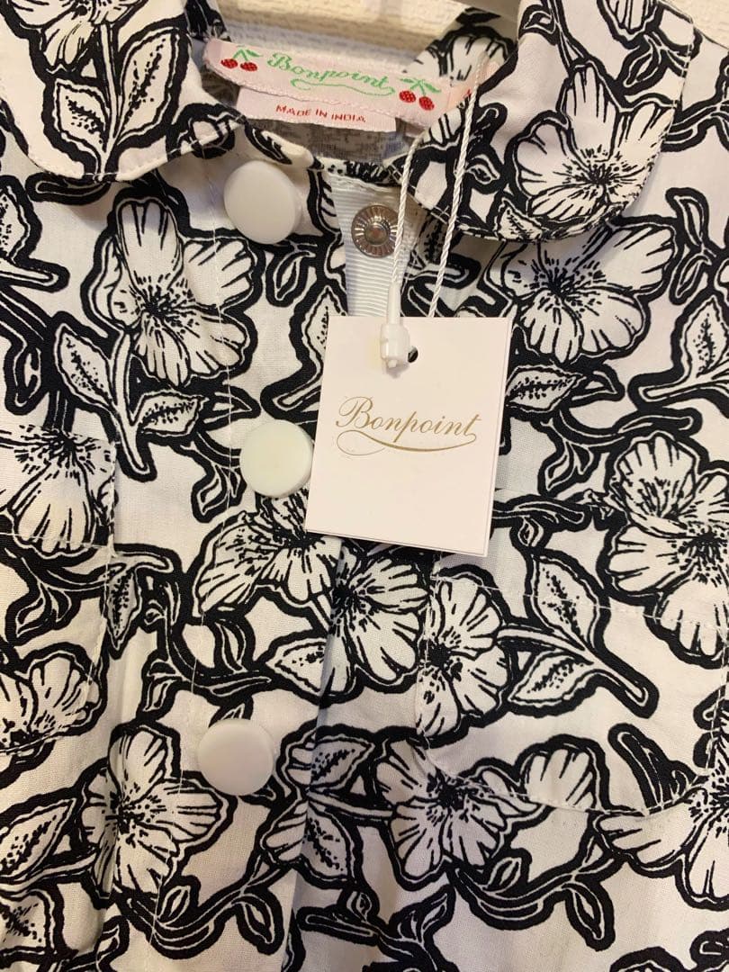 未使用タグ付き ボンポワン ワンピース bonpoint