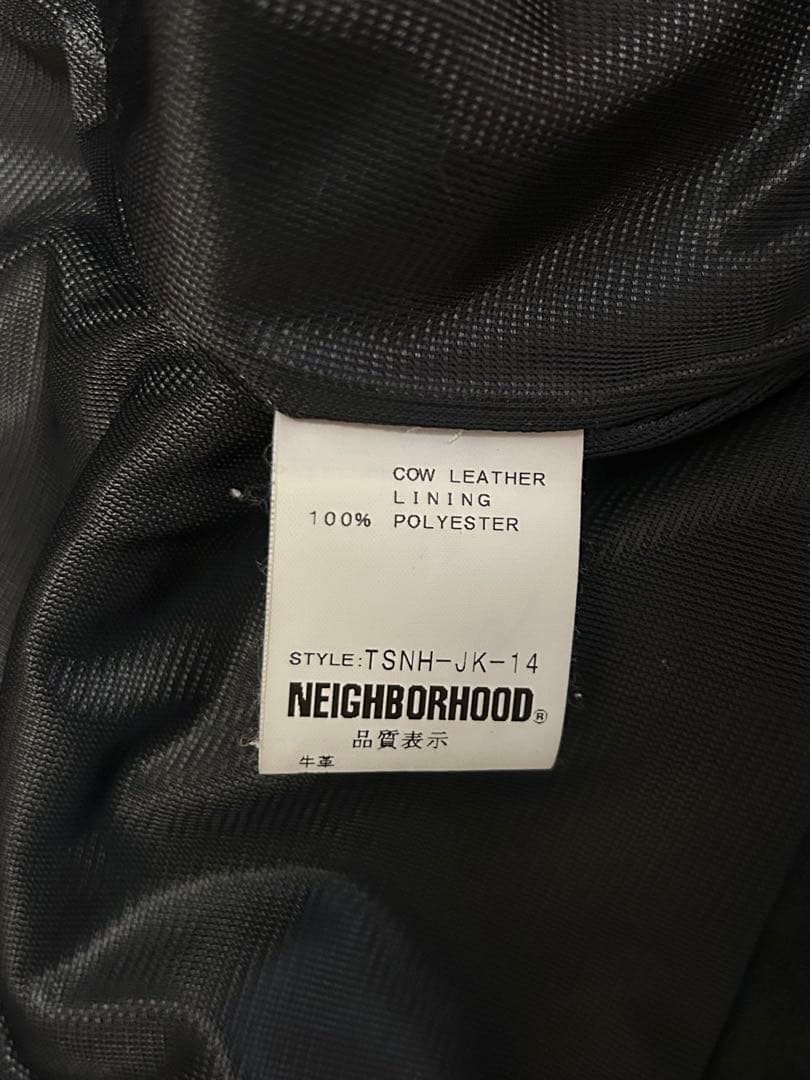 【美品】NEIGHBORHOOD ライダース　M 牛革