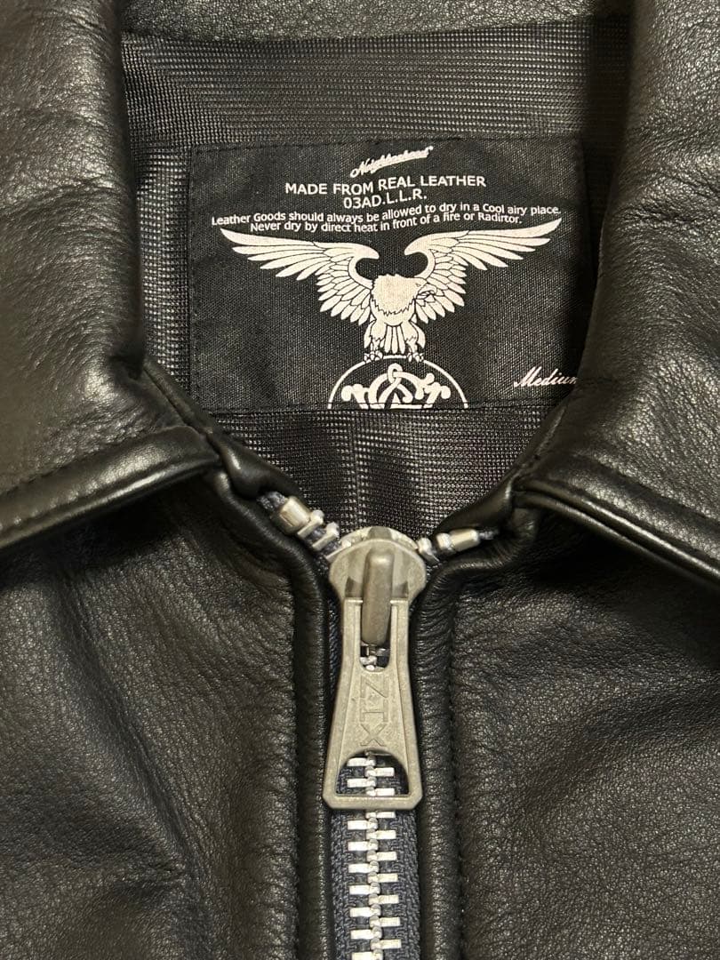 【美品】NEIGHBORHOOD ライダース　M 牛革