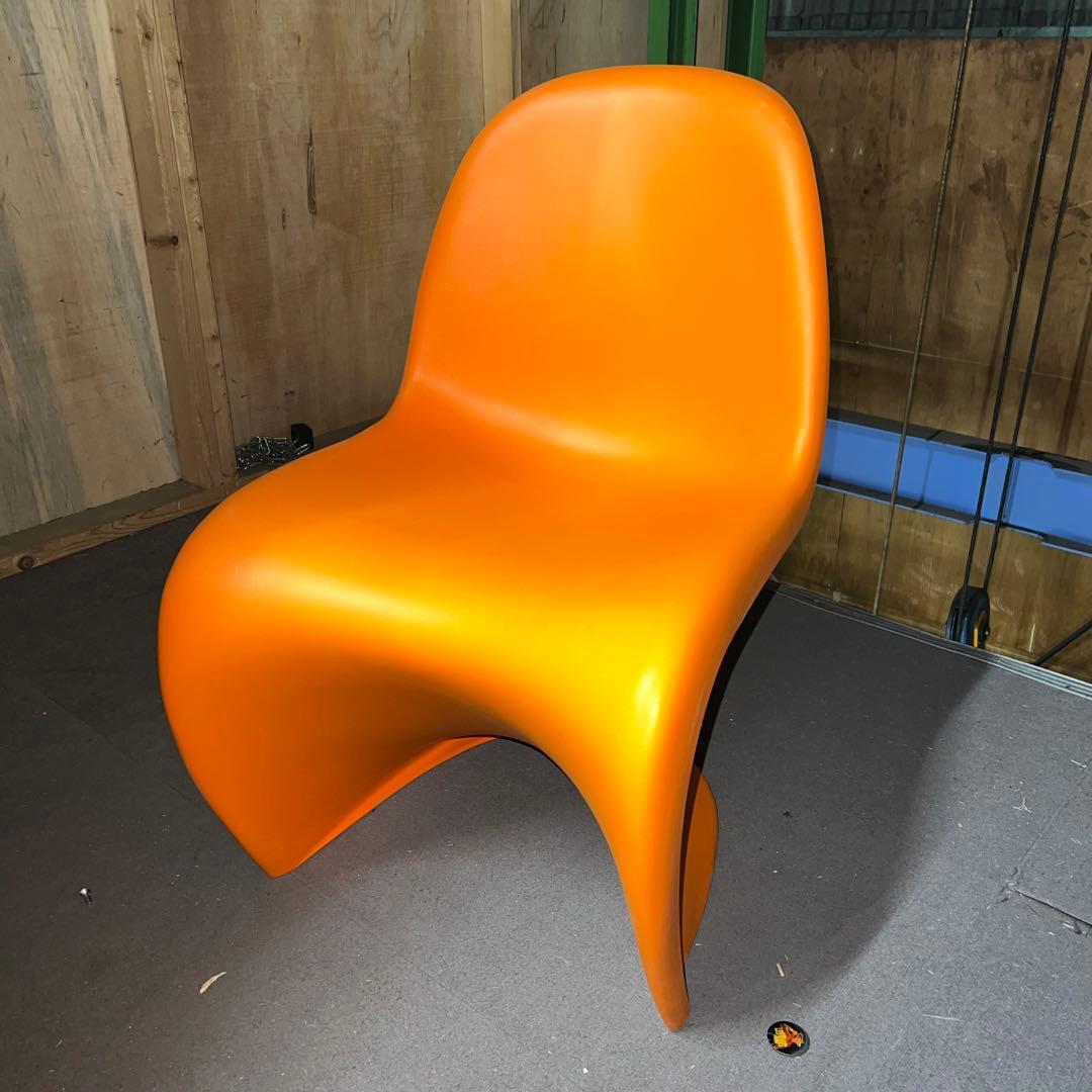 2F【used】②ヴィトラ　パントンチェア　デザイナーズチェア　オレンジ
