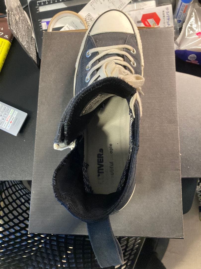 [即完品]beautifulpeople×CONVERSEブラック　27.5cm