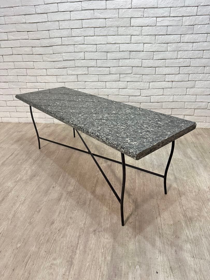 【東京都内23区配送無料】大理石　テーブル　飾り棚　園芸　ガーデン　コンソール