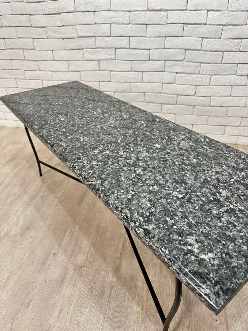 【東京都内23区配送無料】大理石　テーブル　飾り棚　園芸　ガーデン　コンソール