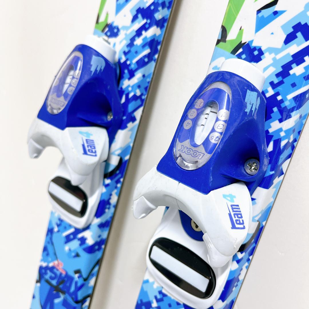 【良品✨送料無料】KAZAMA キッズスキー4点セット 男子 男の子 ブルー