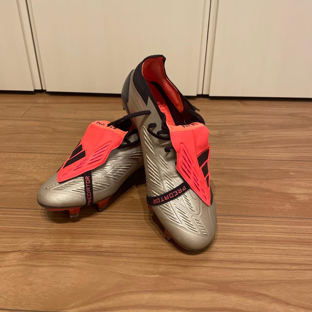 アディダス Predator シューズ シルバー/ピンク