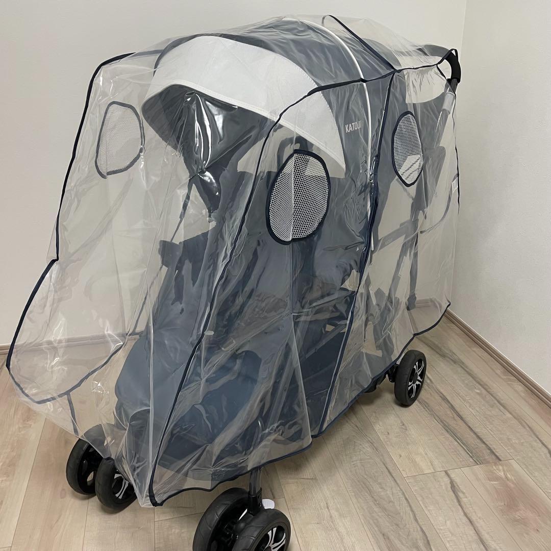 【早い者勝ち✨】カトージ   二人乗りベビーカー　 二人でゴー ネイビー⭐︎