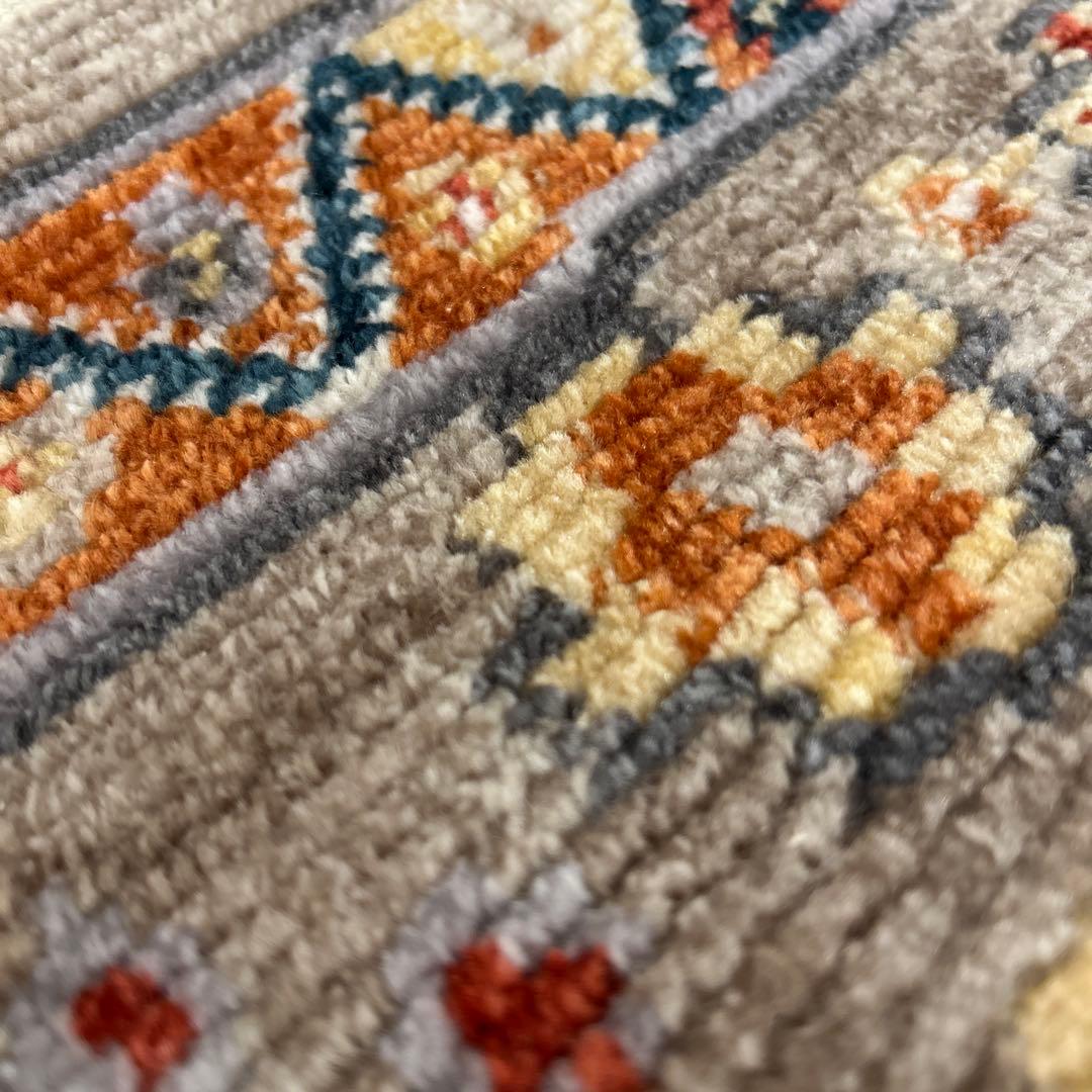 新品☆玄関マット ヴィンテージ風 ラグ キリム柄 ウィルトンラグ カーペット