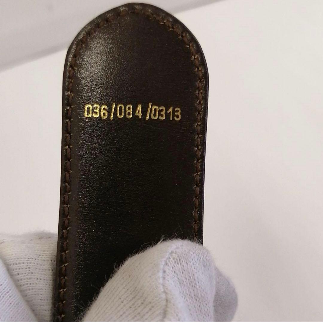 【最終値下！】【未使用・極美品】【オールドグッチ】リバーシブルベルト黒/茶