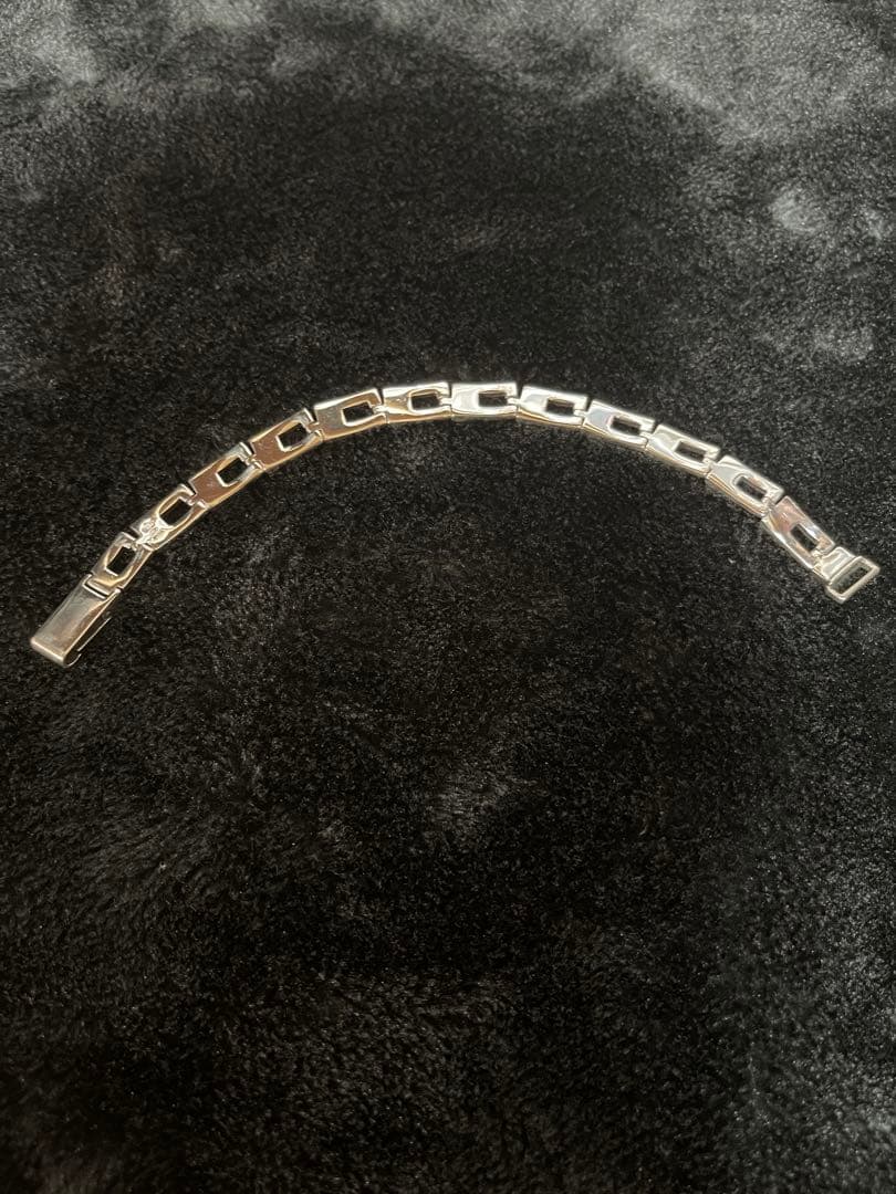 GUCCI グッチ Gロゴ ブレスレット SV925 【留め具難あり】