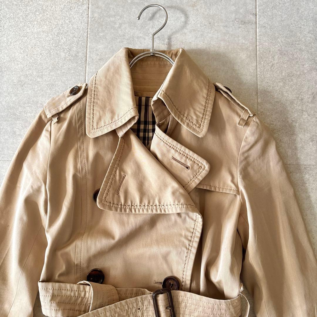 付属品完備✨️バーバリー トレンチコート 38 ノバチェック ハニーベージュ