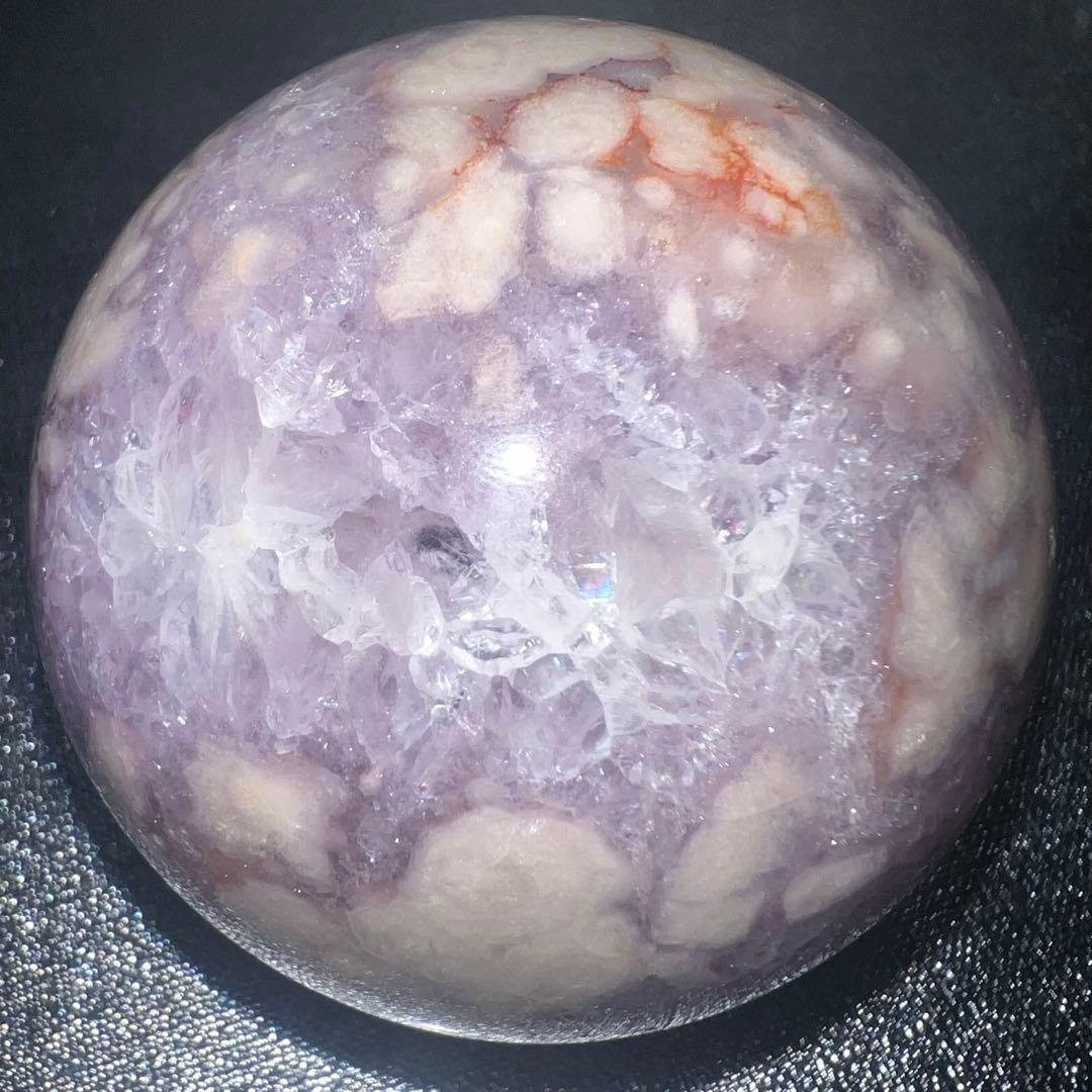 ⑤BIG⭐️ピンクアメジスト⭐️桜瑪瑙⭐️スフィア⭐️フラワーアゲート⭐️花瑪瑙⭐️天然石