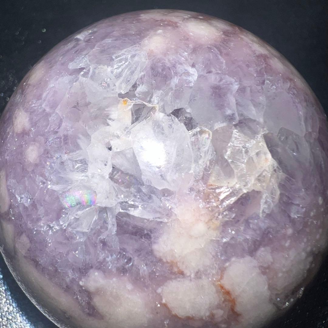 ⑤BIG⭐️ピンクアメジスト⭐️桜瑪瑙⭐️スフィア⭐️フラワーアゲート⭐️花瑪瑙⭐️天然石