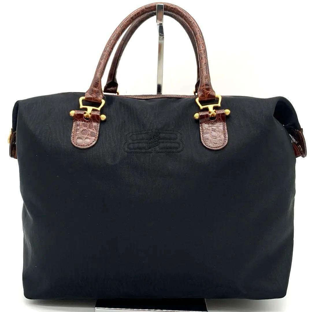 バレンシアガ 小さめボストンバッグ 美品　縦30x横36x幅14