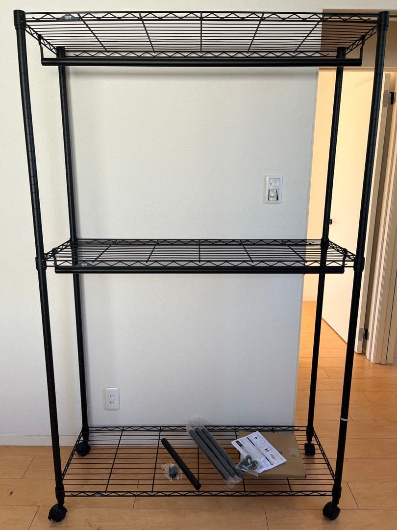 ルミナス　ノワール　 ハンガーラック スチールラック　衣類収納
