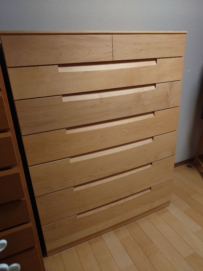 株式会社いまだ　メープル材 7段チェスト