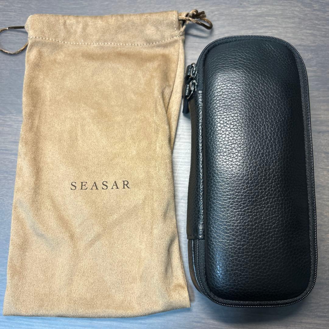 SEASAR オクトフォールド ペンケース エンボスレザー