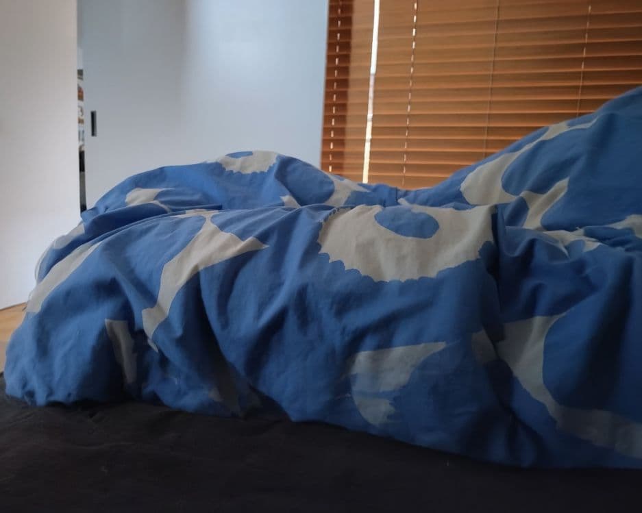 マリメッコ　ウニッコ　布団カバー　ダブル　ブルー