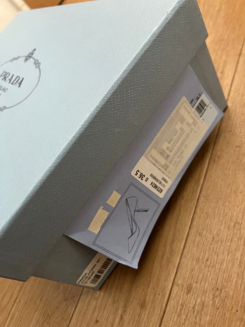 s*n様 PRADA 黒 スエード ハイヒール