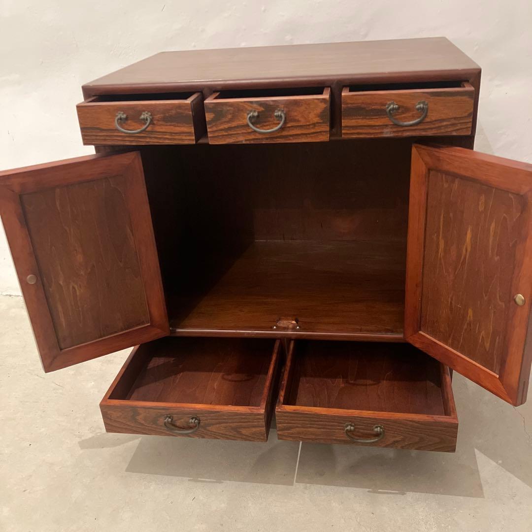 李朝家具 ミニチェストパンダジ 収納家具 ミニキャビネット 小道具 アンティーク
