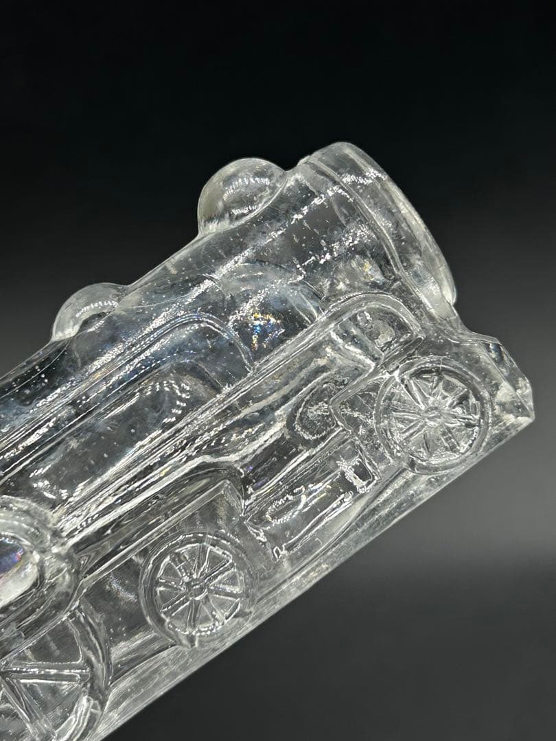 汽車型　金平糖瓶　レトロ瓶　ガラス