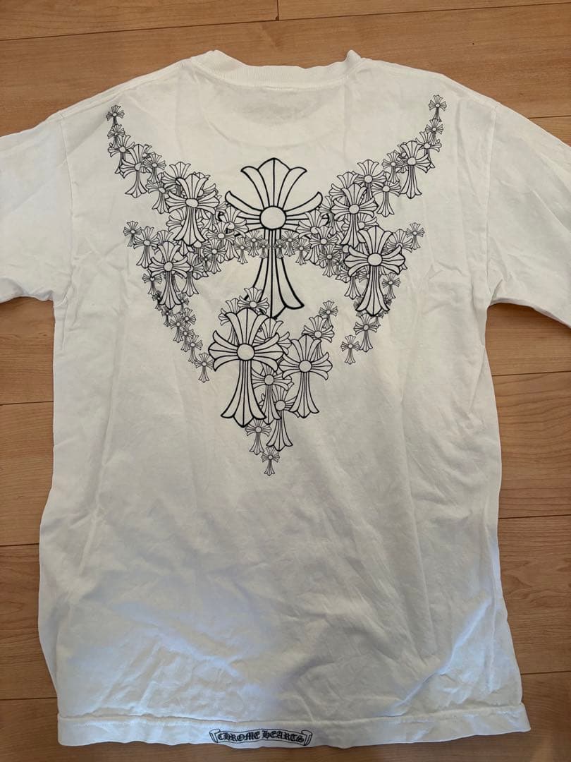 クロムハーツ　CHROME HEARTS ホワイト長袖カットソー　 Tシャツ