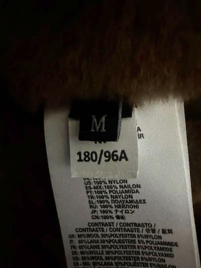 DIESEL フライトジャケット MA-1 ボア襟 ウール切替 オリーブ M