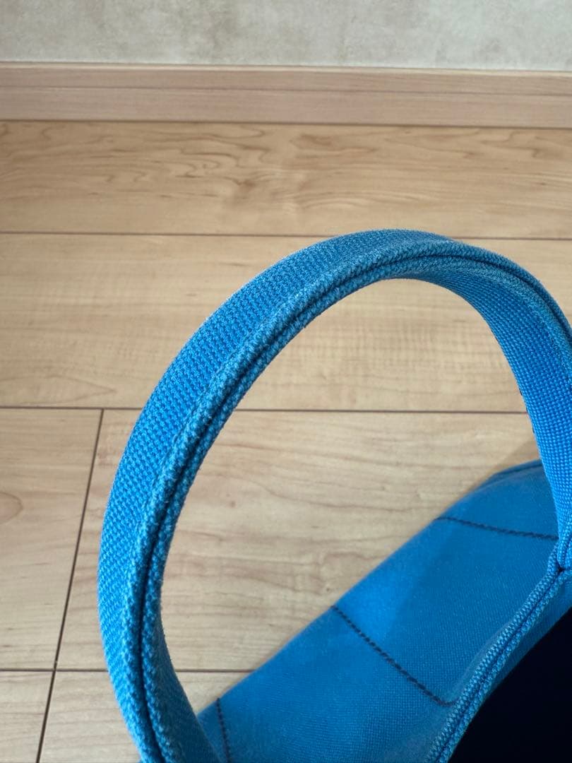 【美品】PRADA カナパ　ブルー