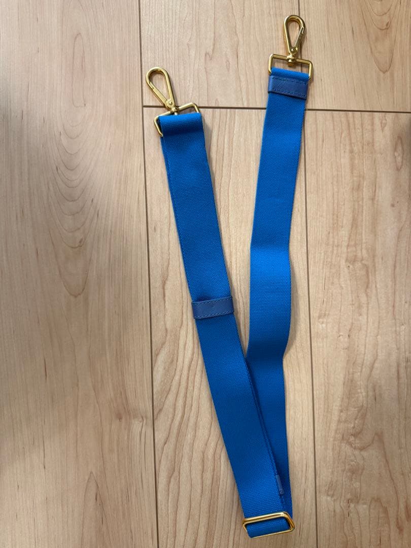 【美品】PRADA カナパ　ブルー