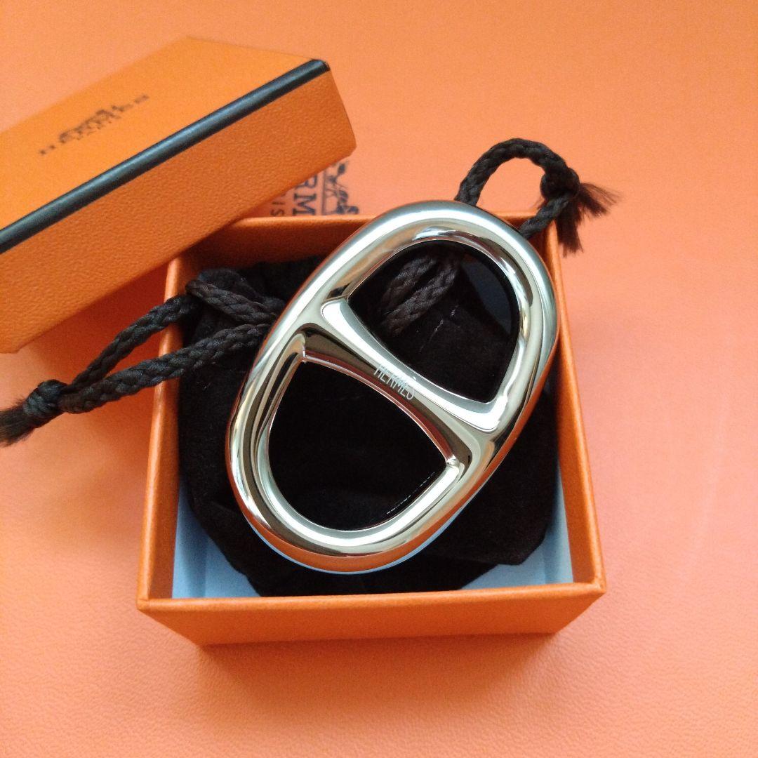 エルメス シェーヌダンクル スカーフリング シルバー