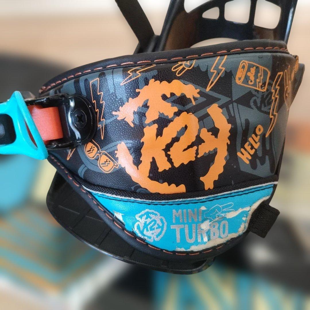 K2 MINI TURBO 100スノーボード ブーツケーツーキッズビンディング