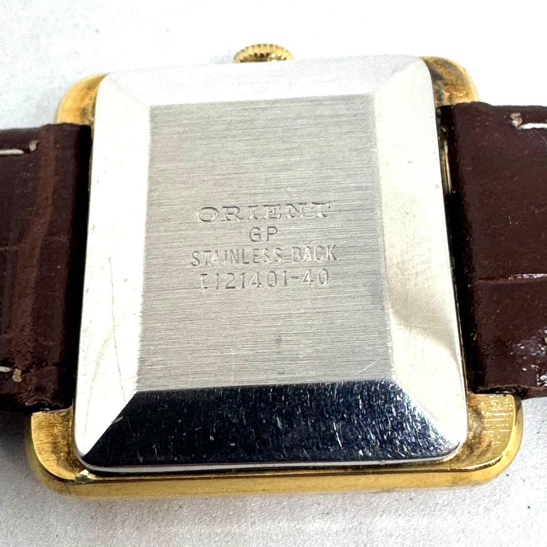 半*ん様 ⭐️オリエントシャマード手巻きスクエア21石．ボーイズサイズ⭐️オーバ