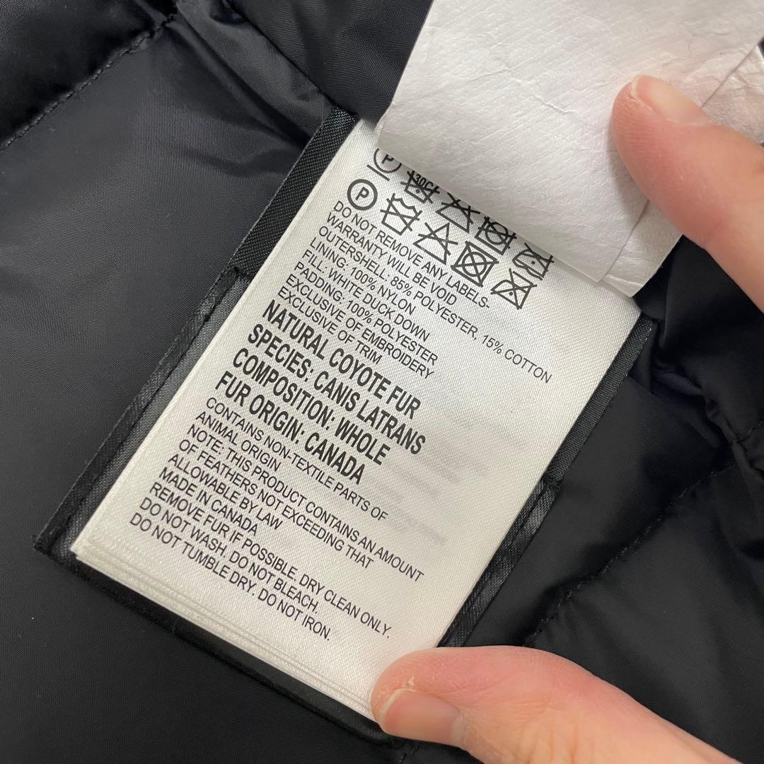 カナダグース ケンジントンパーカ ブラック Sサイズ ダウンジャケット