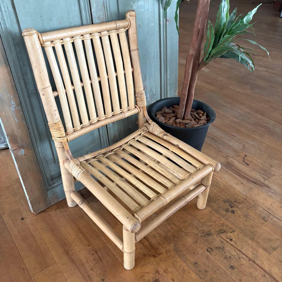 スキップアビートガーデン バンブーチェアー 座椅子